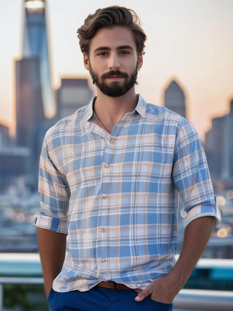 2025 Cotton Casual Full Sleeve Shirt