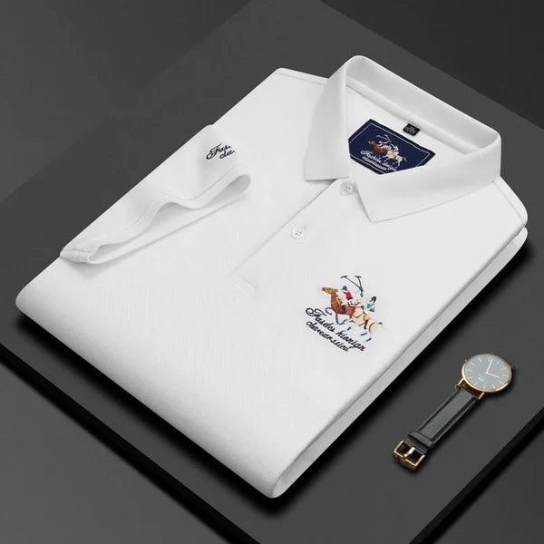 Equestrian Elite Embroidered Polo T-Shirt