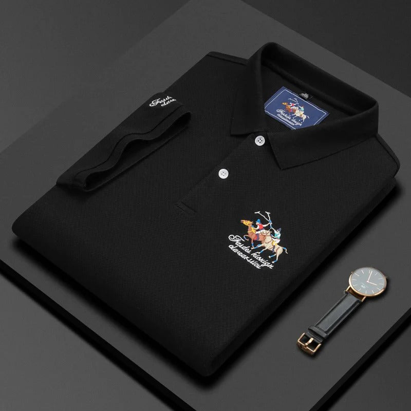 Equestrian Elite Embroidered Polo T-Shirt