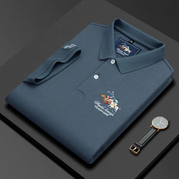 Equestrian Elite Embroidered Polo T-Shirt