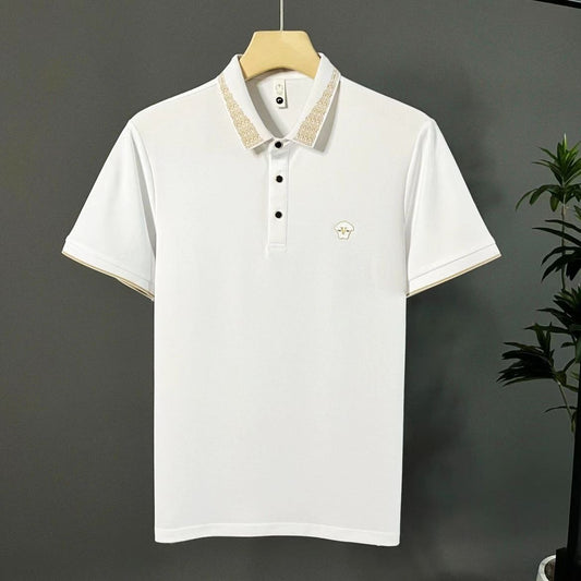 Men's Greca-Collar Versace Polo Shirt