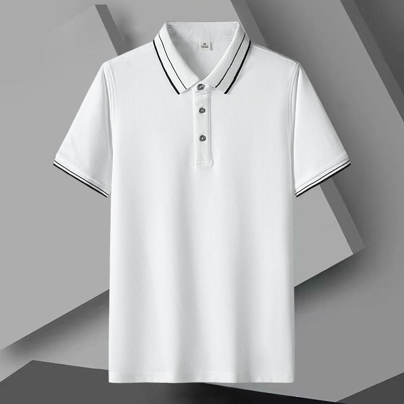 Men's Double Beaded Polo T Shirt